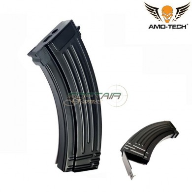 Set 5 caricatori maggiorati flash 500bb yankee black per serie ak amo-tech® (amt-hcf-yankee-bk-5)