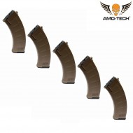 Set 5 caricatori monofilari 200bb sierra dark earth per serie ak amo-tech® (amt-mc-sierra-de-5) Set 5 caricatori monofilari 200bb sierra dark earth per serie ak amo-tech® (amt-mc-sierra-de-5)