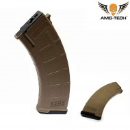 Set 5 mid-caps magazines 200bb sierra dark earth for series ak amo-tech® (amt-mc-sierra-de-5)