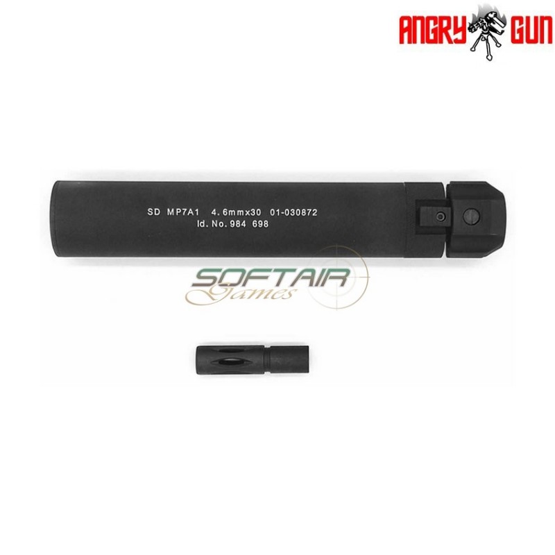 Silencer gen.2 qd black mp7 vfc umarex angry gun (ag-mp7ds-vfcv2)