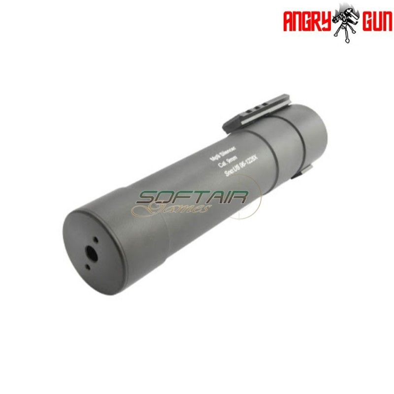 Silenziatore black power up mp9 angry gun (ag-mp9pus-bk)