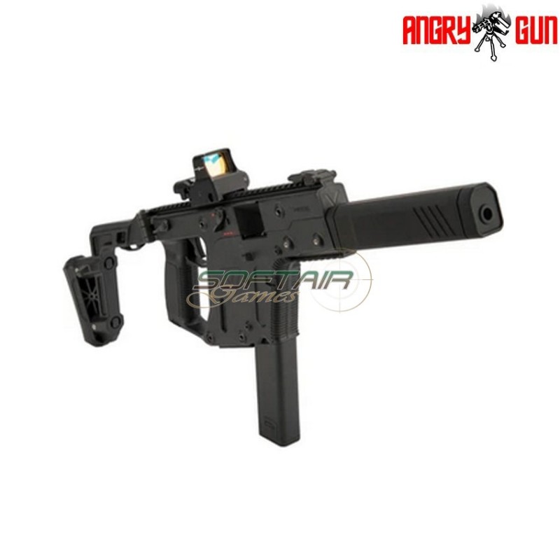 Silencer 8" black kriss vector aeg angry gun (ag-20180501-d1)