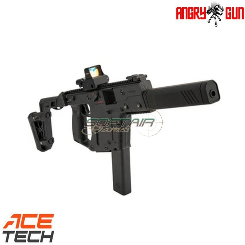 Tracer GEN.2 version black silencer for kriss vector aeg angry gun (ag-20180501t-g2)