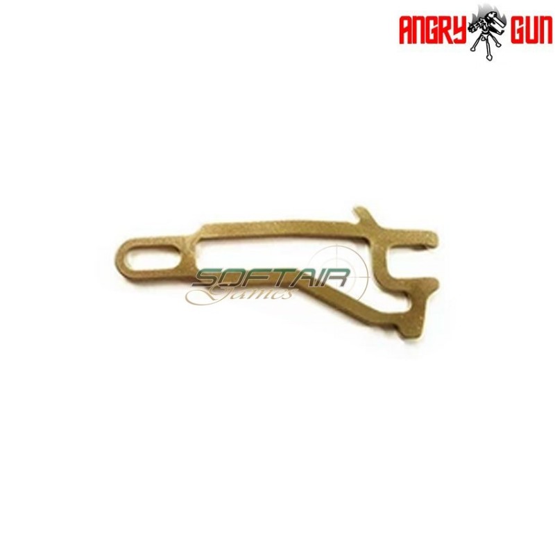 Marui mws m4 steel light weight bolt stop plate angry gun (ag-agbsp-tm)