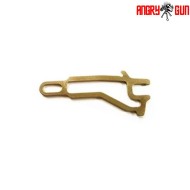 Marui mws m4 steel light weight bolt stop plate angry gun (ag-agbsp-tm) Marui mws m4 steel light weight bolt stop plate angry gun (ag-agbsp-tm)