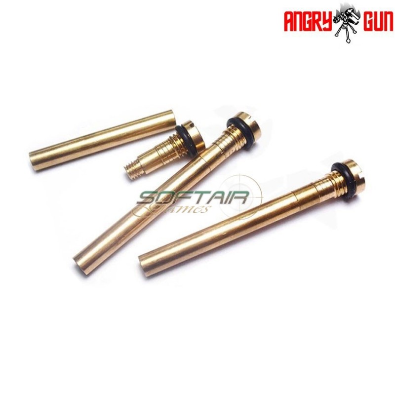 Set 3 pieces modular inlet valve for we/vfc/ghk gas angry gun (ag-agmgiv-we)