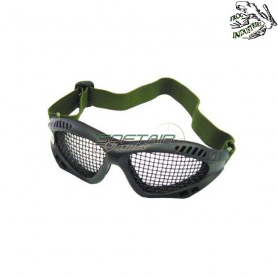Occhiale tattico air pro black con rete frog industries® (fi-001954/036247-bk)