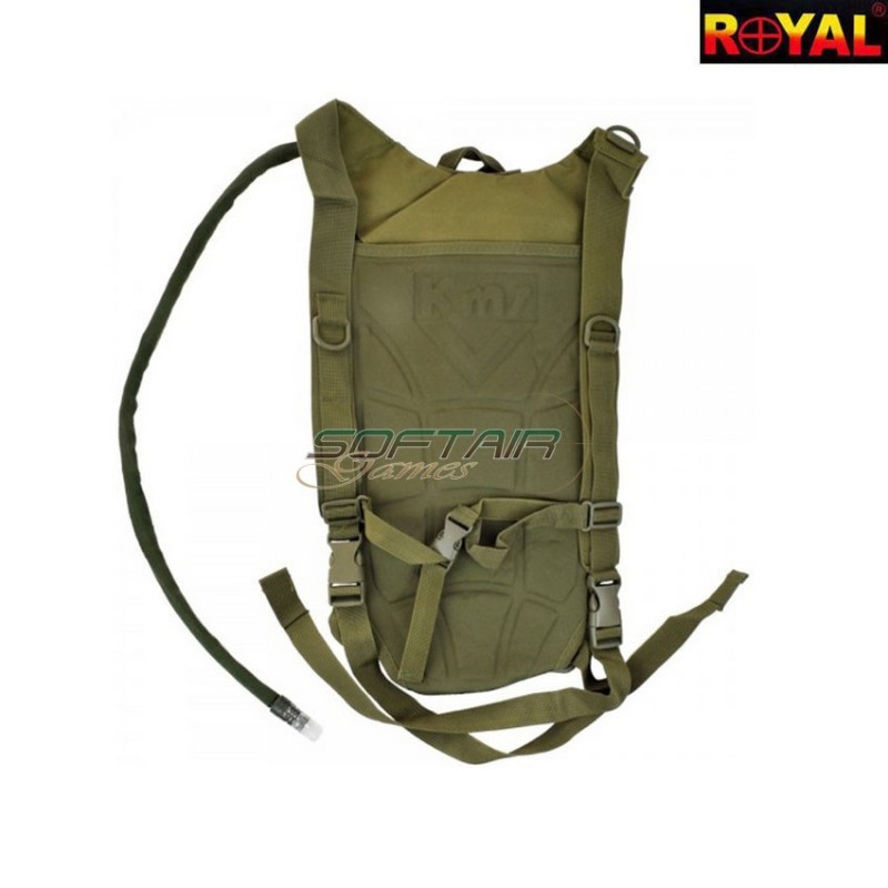 Backpack with 3lt. water bag green royal (hy05-v)