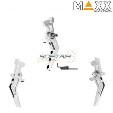 Cnc aluminum advanced speed trigger style a silver maxx model (mx-trg002sas)