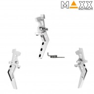 Cnc aluminum advanced speed trigger style a silver maxx model (mx-trg002sas)