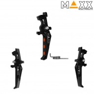 Cnc aluminum advanced speed trigger style e black maxx model (mx-trg002seb) Cnc aluminum advanced speed trigger style e black maxx model (mx-trg002seb)