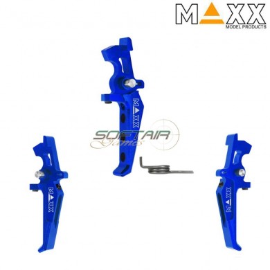 Cnc aluminum advanced speed trigger style e blue maxx model (mx-trg002seu)