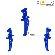 Cnc aluminum advanced speed trigger style e blue maxx model (mx-trg002seu) Cnc aluminum advanced speed trigger style e blue maxx model (mx-trg002seu)