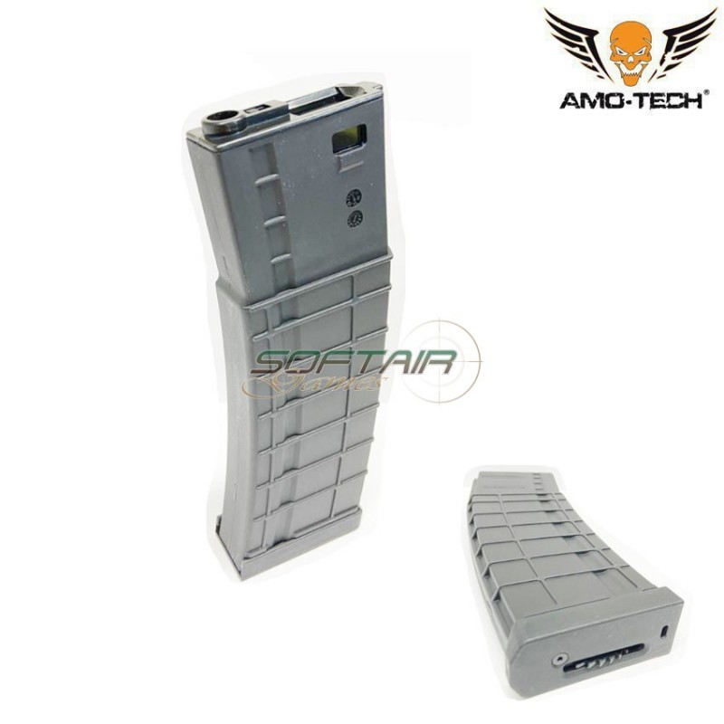 Hi-cap magazine 450bb apples black for m4 series amo-tech® (amt-hc-apples-bk)