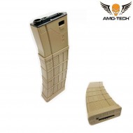 Set 5 hi-caps magazines 450bb zulu dark earth for m4 series amo-tech® (amt-hc-zulu-de-5)