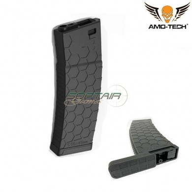 Caricatore maggiorato flash 410bb bravo black per serie m4 amo-tech® (amt-hcf-bravo-bk)