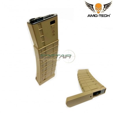 Set 5 caricatori maggiorati flash 410bb apples dark earth per serie m4 amo-tech® (amt-hcf-apples-de-5)