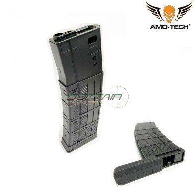 Caricatore maggiorato flash 410bb zulu black per serie m4 amo-tech® (amt-hcf-zulu-bk)