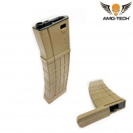 Caricatore maggiorato flash 410bb zulu dark earth per serie m4 amo-tech® (amt-hcf-zulu-de)