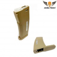 Set 5 caricatori maggiorati flash 380bb epm golf dark earth per serie m4 amo-tech® (amt-hcf-golf-de-5)