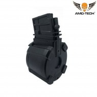 Caricatore elettrico & sound 1200bb george black per serie g36 amo-tech® (amt-esm-george-bk)