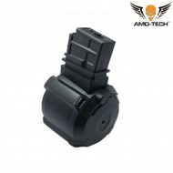 Caricatore elettrico 1200bb george black per serie g36 amo-tech® (amt-js-george-bk)