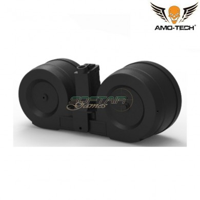 Caricatore elettrico & sound 2500bb nuts black per serie mp5 amo-tech® (amt-esm-nuts-bk)