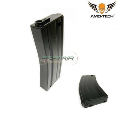 Caricatore monofilare 150bb india2 black per serie m4 amo-tech® (amt-mc-india2-bk)