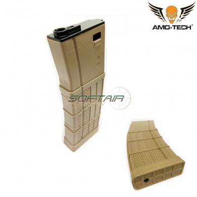 Set 5 caricatori monofilari 160bb zulu dark earth per serie m4 amo-tech® (amt-mc-zulu-de-5)