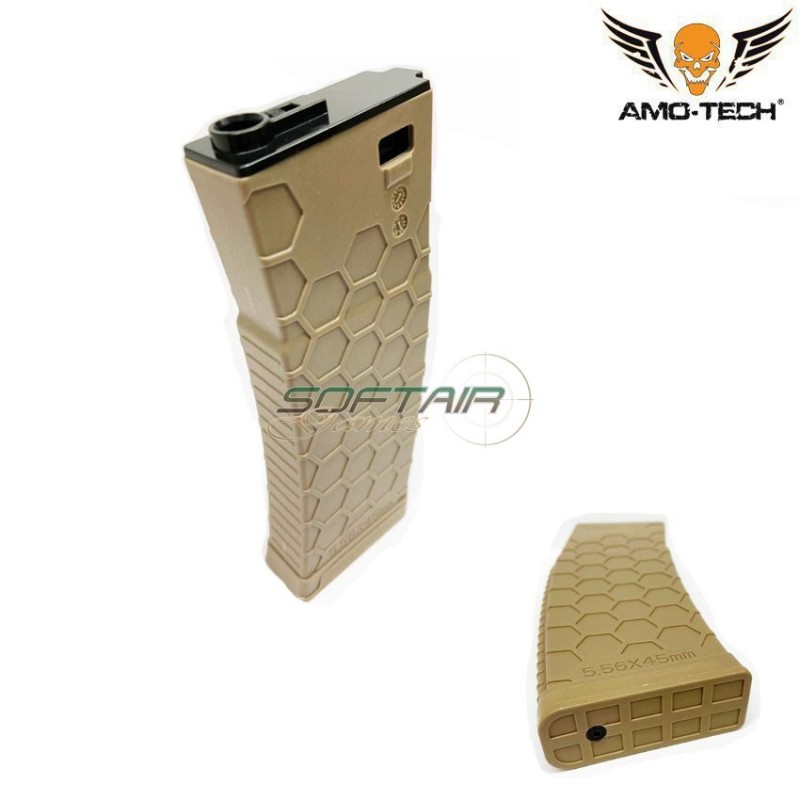 Mid-cap magazine 160bb bravo dark earth for m4 series amo-tech® (amt-mc-bravo-de)