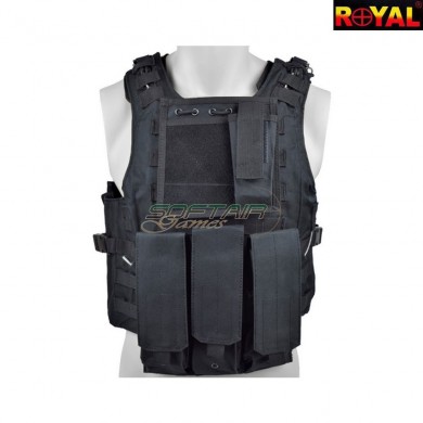 Tactical vest black royal (vt-1104b)
