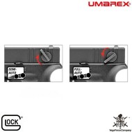 Gas gbb pistol glock 18c blowback black vfc umarex (um-2.6419x)