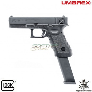 Gas gbb pistol glock 18c blowback black vfc umarex (um-2.6419x)