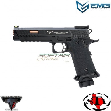 Gbb gas pistol jw3 sti/tti 2011 combat master jhon wick 3 taran tactics emg (emg-tt-cm0100)