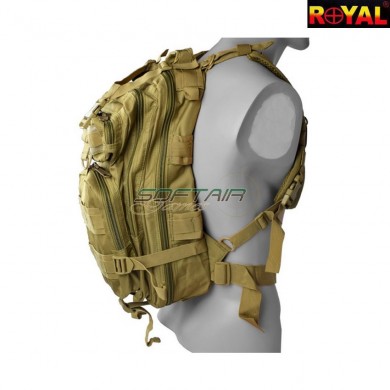 Tactical backpack 25 liters tan royal (bk-504t)