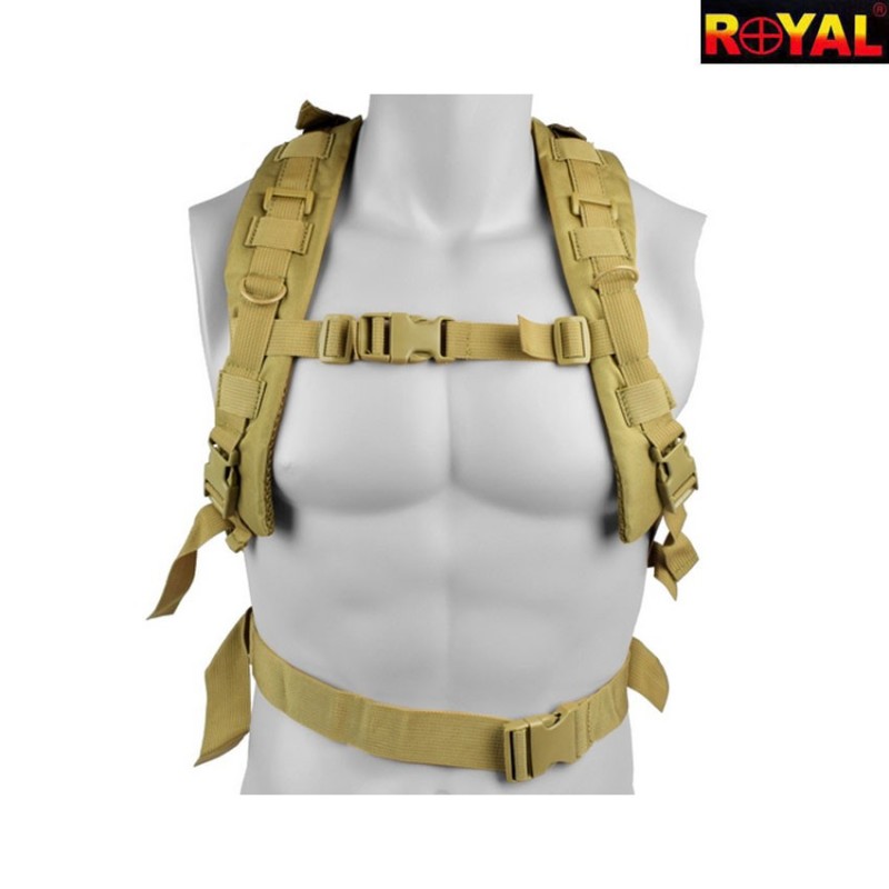 Tactical backpack 25 liters tan royal (bk-504t)