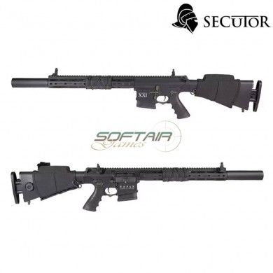 Electric rifle rapax xxi m.3 dmr black secutor (sr-sax0003)