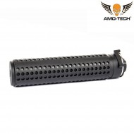 Milsim Realistic Kac Qd Silencer Combo Black Amo-tech® (amt-0130a)