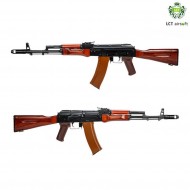 Fucile elettrico ak74 full metal & real wood lct (lct-lck74)