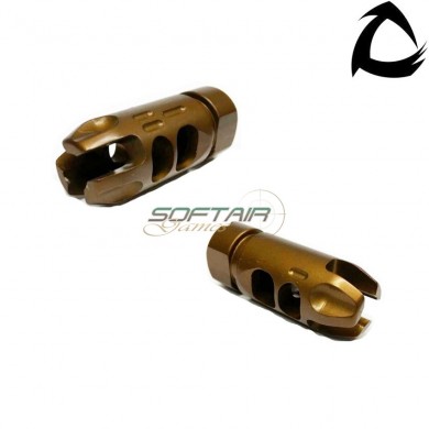 Flash hider ccw vgsm bronze 14x1 core airsoft italy (cai-vgsm-ccw-bro)