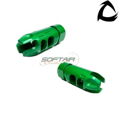 Flash hider ccw vgsm green 14x1 core airsoft italy (cai-vgsm-ccw-gre)