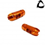 Flash hider ccw vgsm orange 14x1 core airsoft italy (cai-vgsm-ccw-ora)