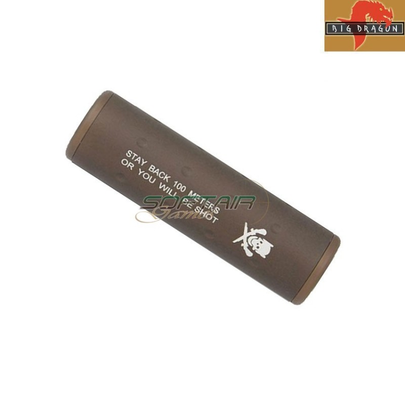 Silenziatore Skeleton 10cm Dark Earth Big Dragon (bd-0464) Silenziatore Skeleton 10cm Dark Earth Big Dragon (bd-0464)