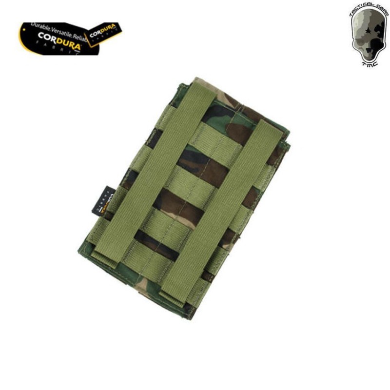 Tasca Doppia Woodland Per Caricatori Mp7 Tmc (tmc-2379-wl)