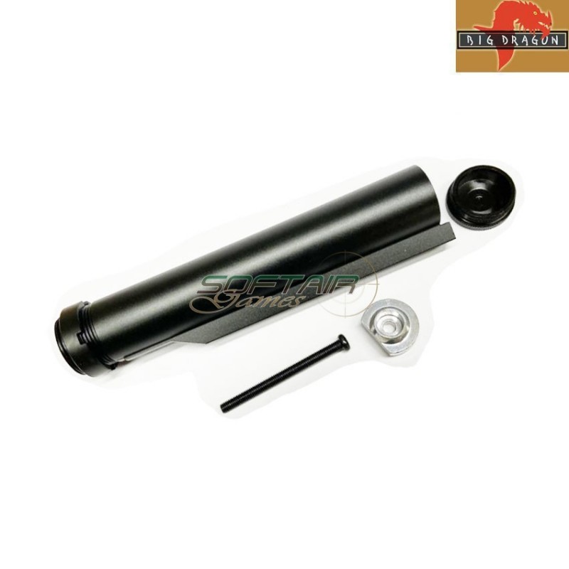 Aluminum Black Stock Tube For M4/m16 Big Dragon (bd-0220)