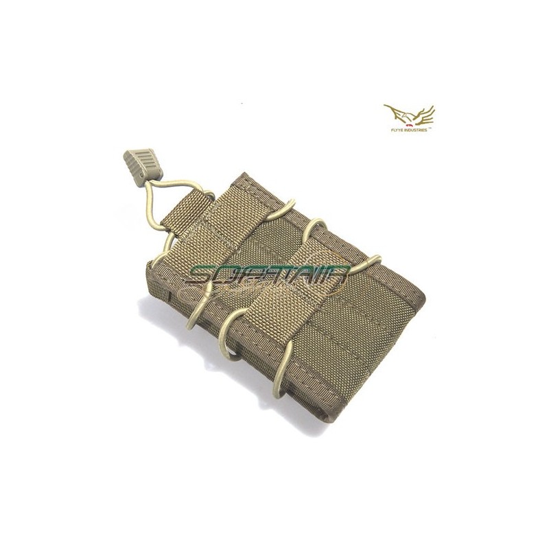 Single Bib Rifle Magazine Pouch Khaki Flyye Industries (cod.fy-ph-c034-kh)