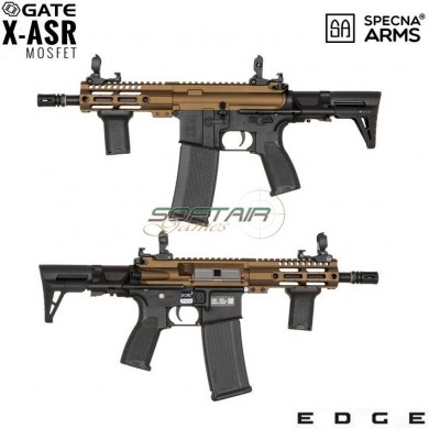 Electric Rifle Sa-e21 Edge™ M4 LC Rex Short Pdw Replica Half Bronze Specna Arms® (spe-01-027066)