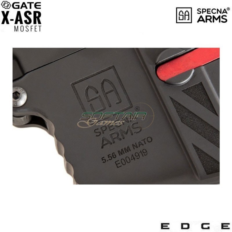 Electric Rifle Sa-e39 Edge™ M4 LC Ghost Carbine Replica Red Edition Specna Arms® (spe-01-024592)