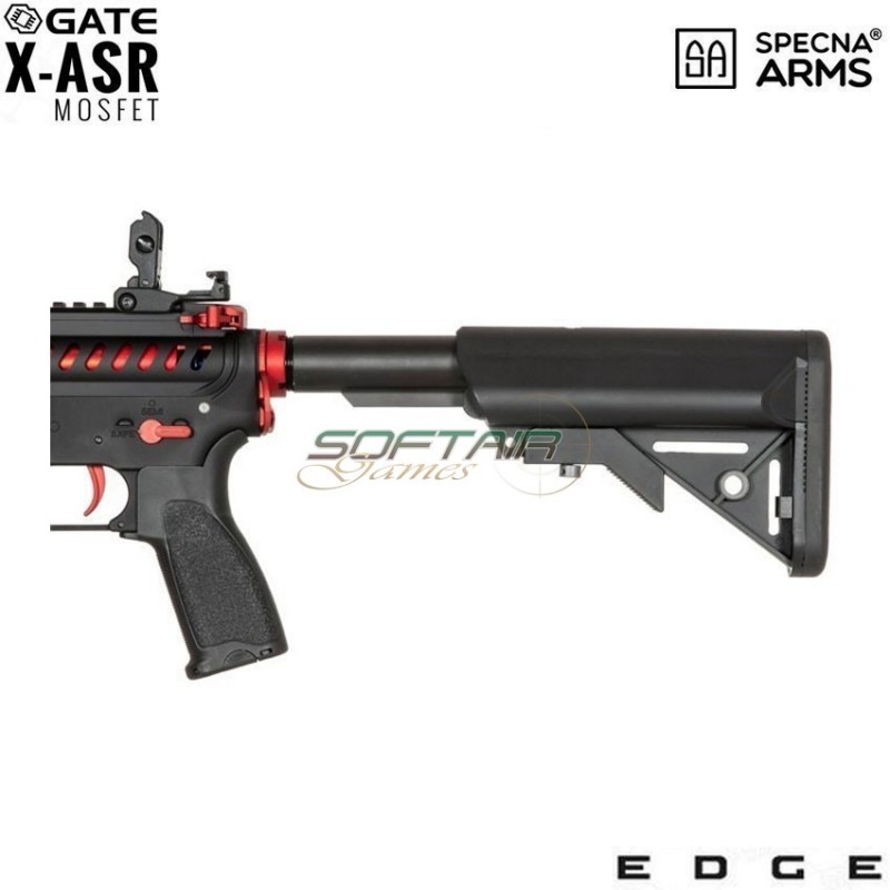 Electric Rifle Sa-e39 Edge™ M4 LC Ghost Carbine Replica Red Edition Specna Arms® (spe-01-024592)