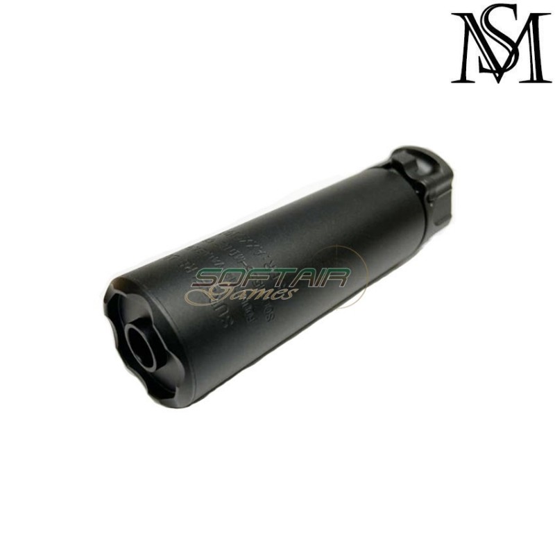 Silenziatore surefire style short black milsim series (ms-102-bk)